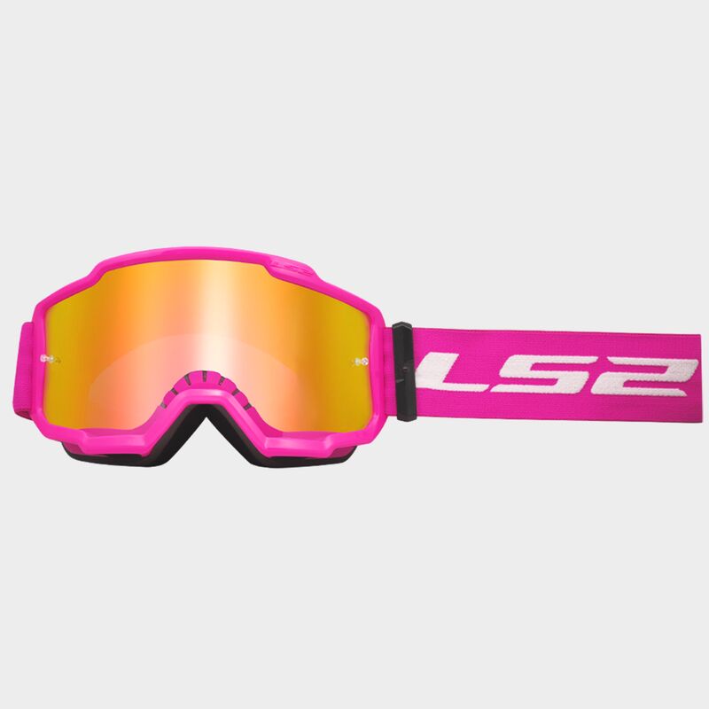 LS2 Charger Goggle Pink With Iridium Visor FREE 1 YEAR Returns, FREE UK Delivery | ThrottleChimp