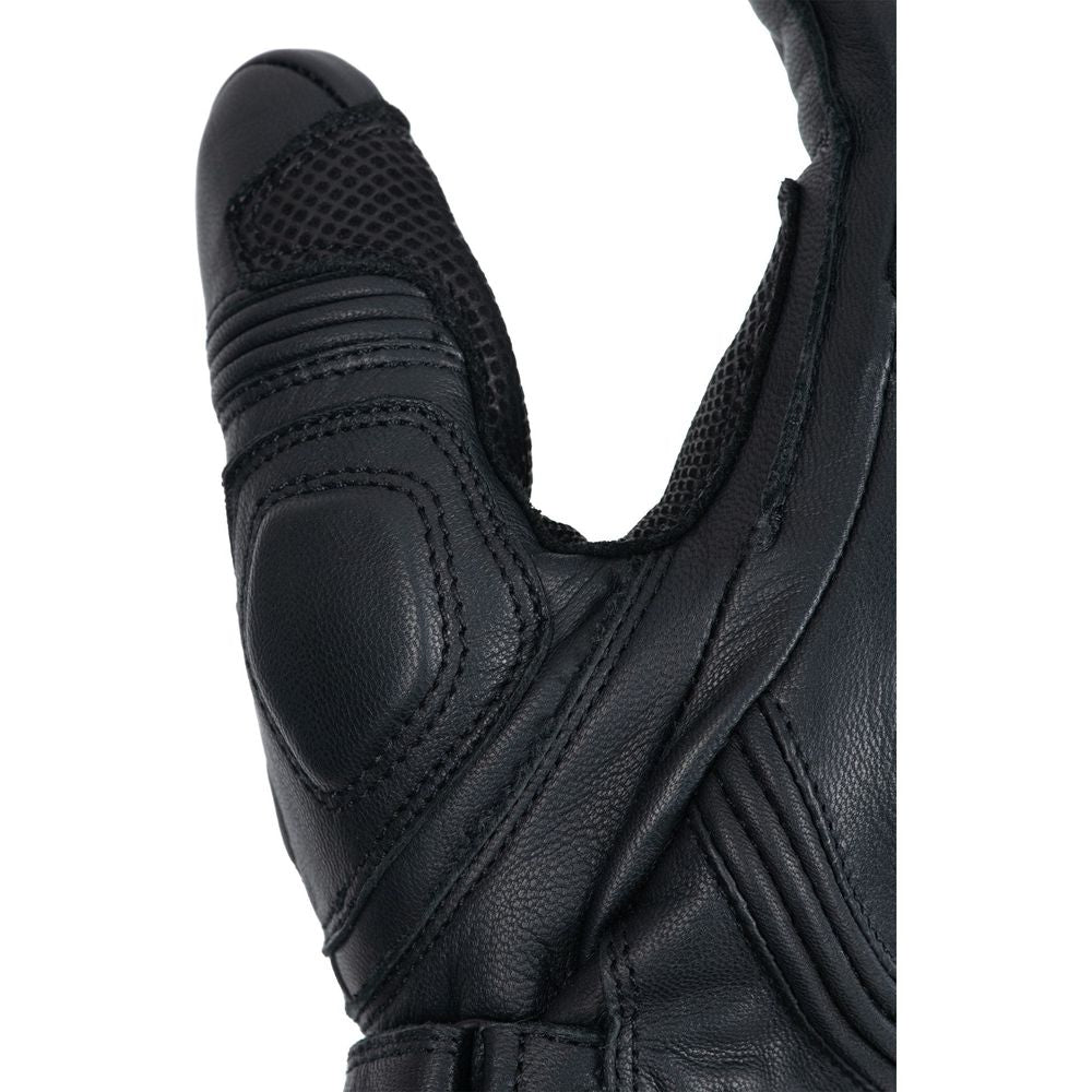 Oxford Nexus Leather Gloves Stealth Black (Image 7) - ThrottleChimp