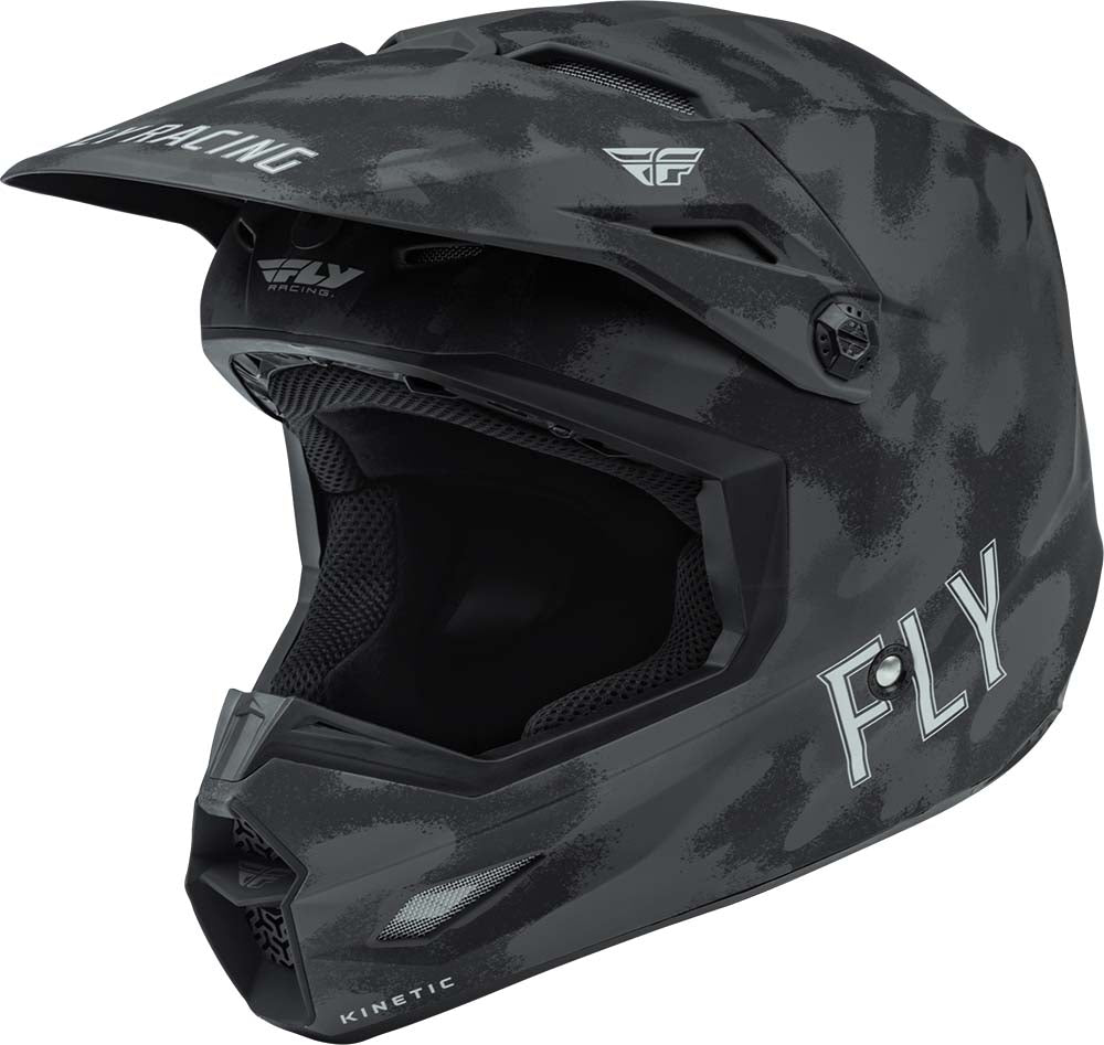 Fly Racing Kinetic S.E. Tactic Youth ECE Grey / Camo FREE 1 YEAR Returns, FREE UK Delivery | ThrottleChimp