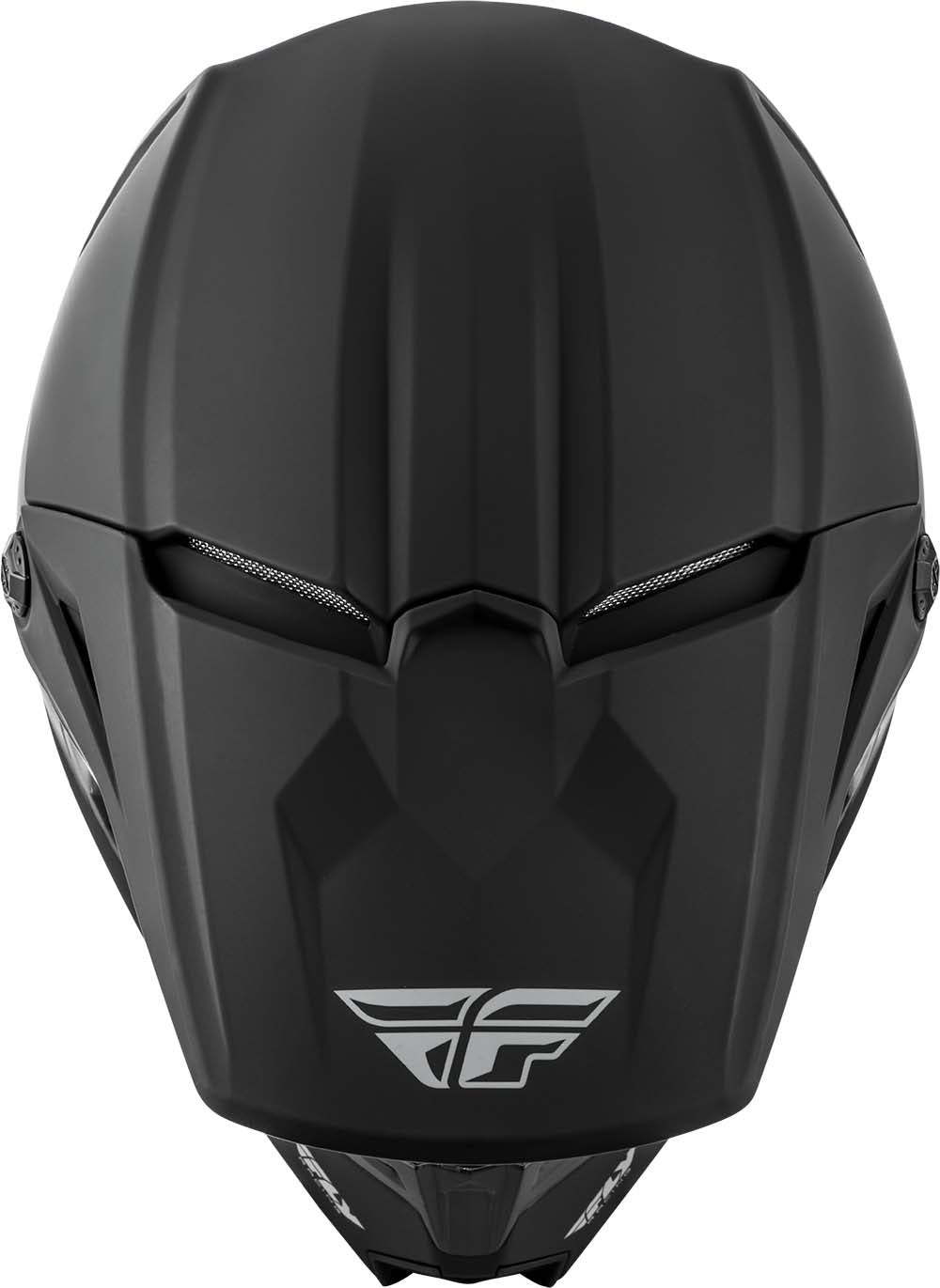 Fly Racing Kinetic Youth ECE Solid Matt Black FREE 1 YEAR Returns, FREE UK Delivery | ThrottleChimp