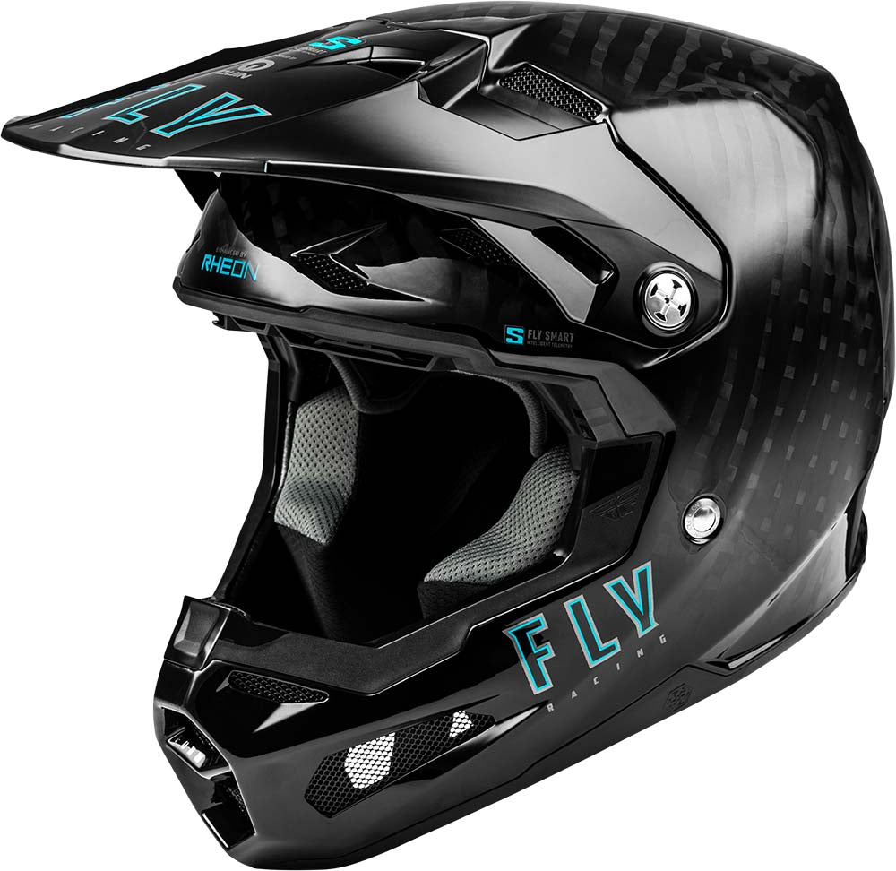 Fly Racing Formula S Carbon Solid Black FREE 1 YEAR Returns, FREE UK Delivery | ThrottleChimp