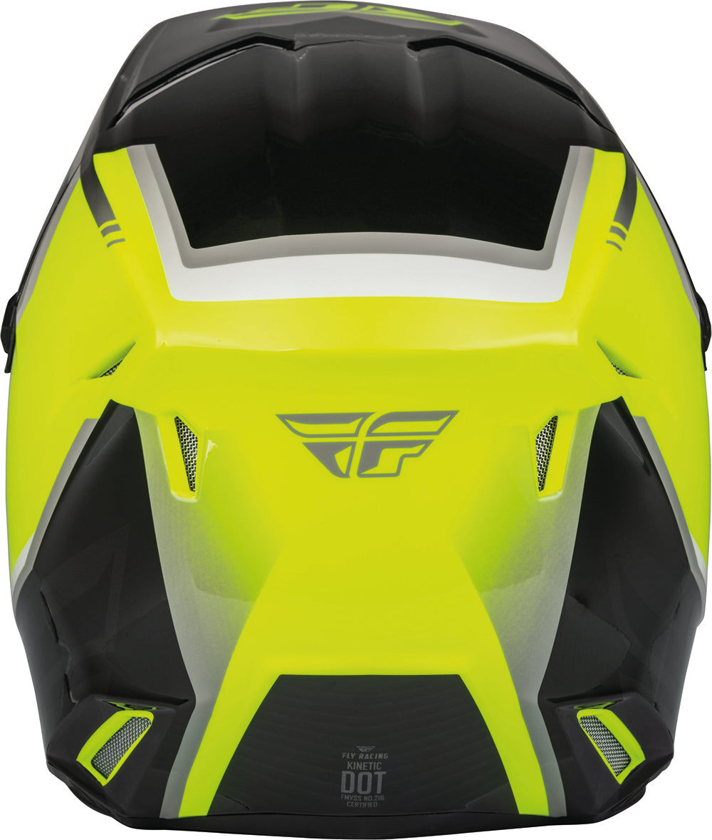 Fly Racing Kinetic Youth ECE Vision Fluo Yellow / Black FREE 1 YEAR Returns, FREE UK Delivery | ThrottleChimp