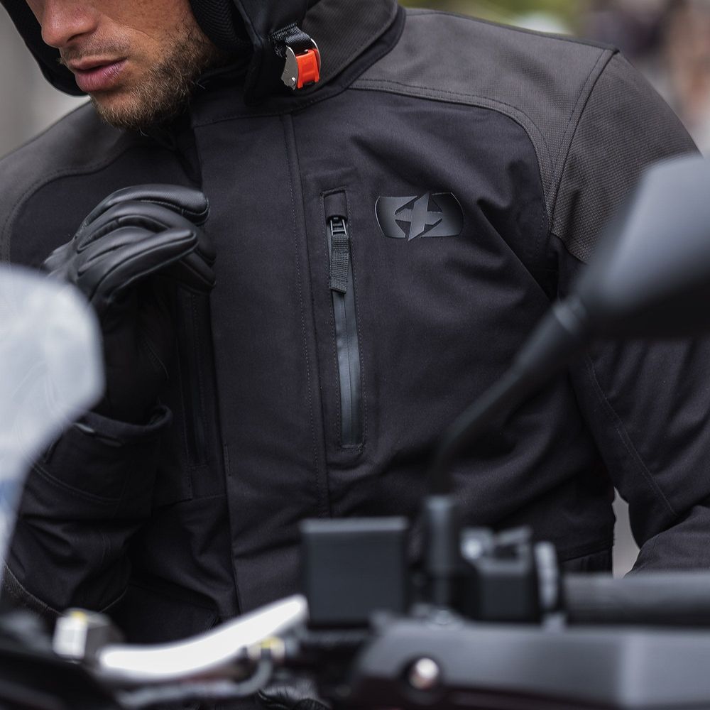 Oxford Barkston Dry2Dry Textile Jacket Black (Image 15) - ThrottleChimp