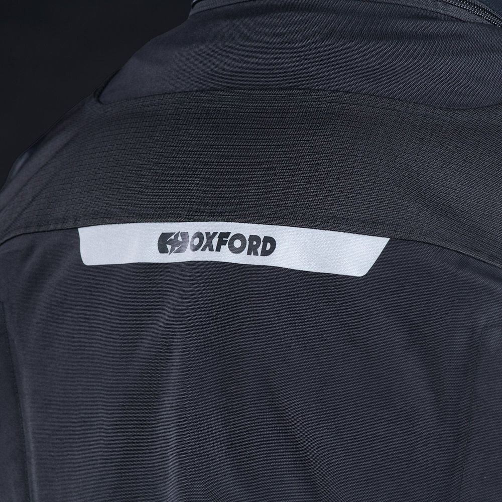 Oxford Stormland Dry2Dry Textile Jacket Tech Black (Image 9) - ThrottleChimp