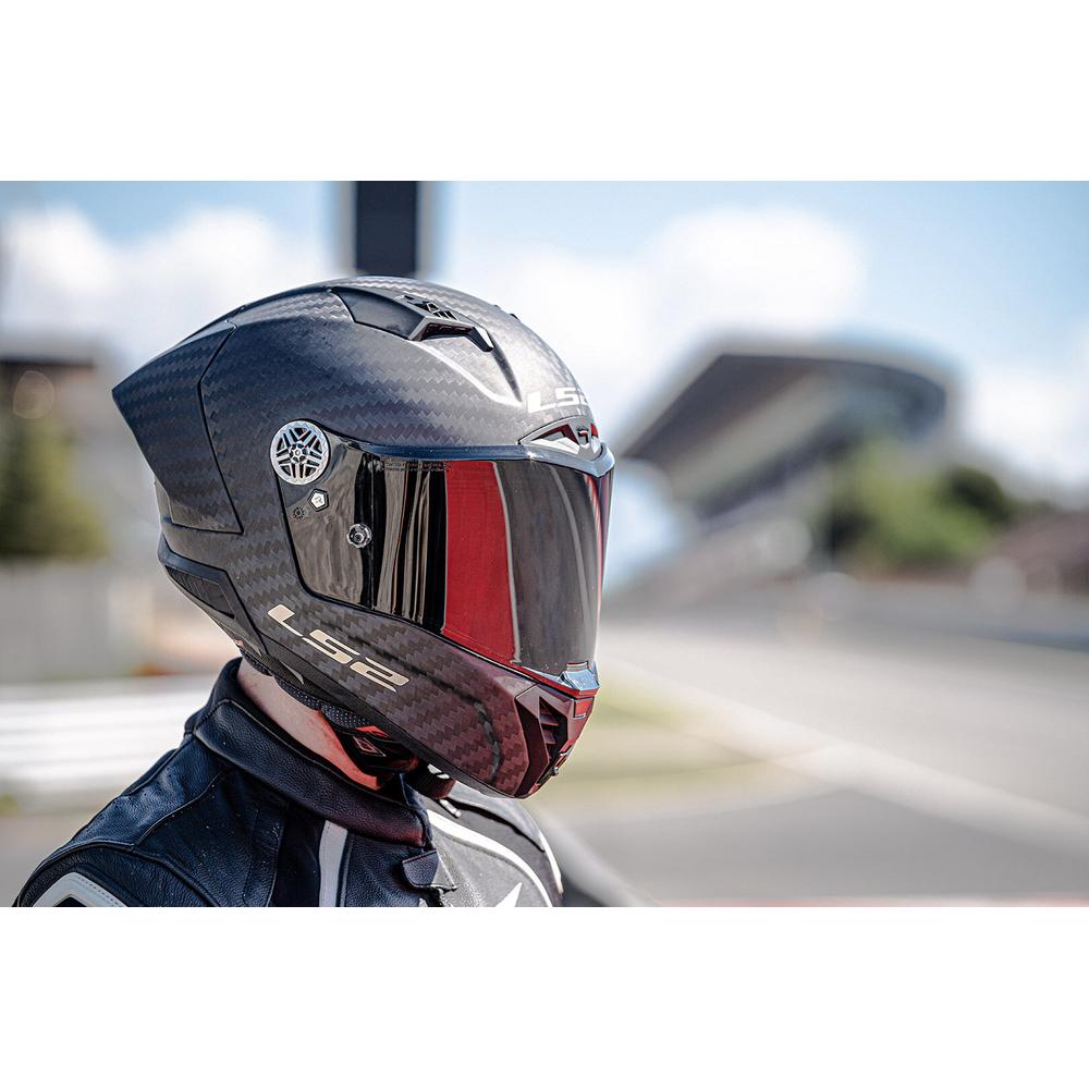 LS2 FF805 Thunder GP Pro FIM ECE 22.06 Full Face Helmet Matt Black (Image 6) - ThrottleChimp