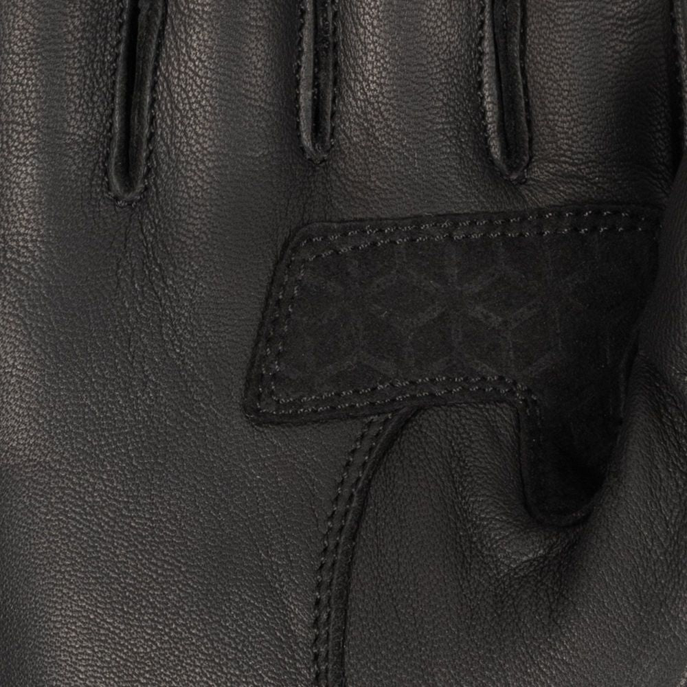 Oxford Henlow Leather Gloves Black (Image 3) - ThrottleChimp