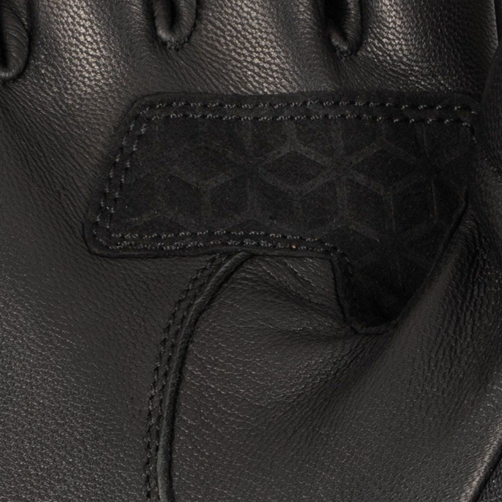 Oxford Kickback Leather Gloves Black (Image 3) - ThrottleChimp