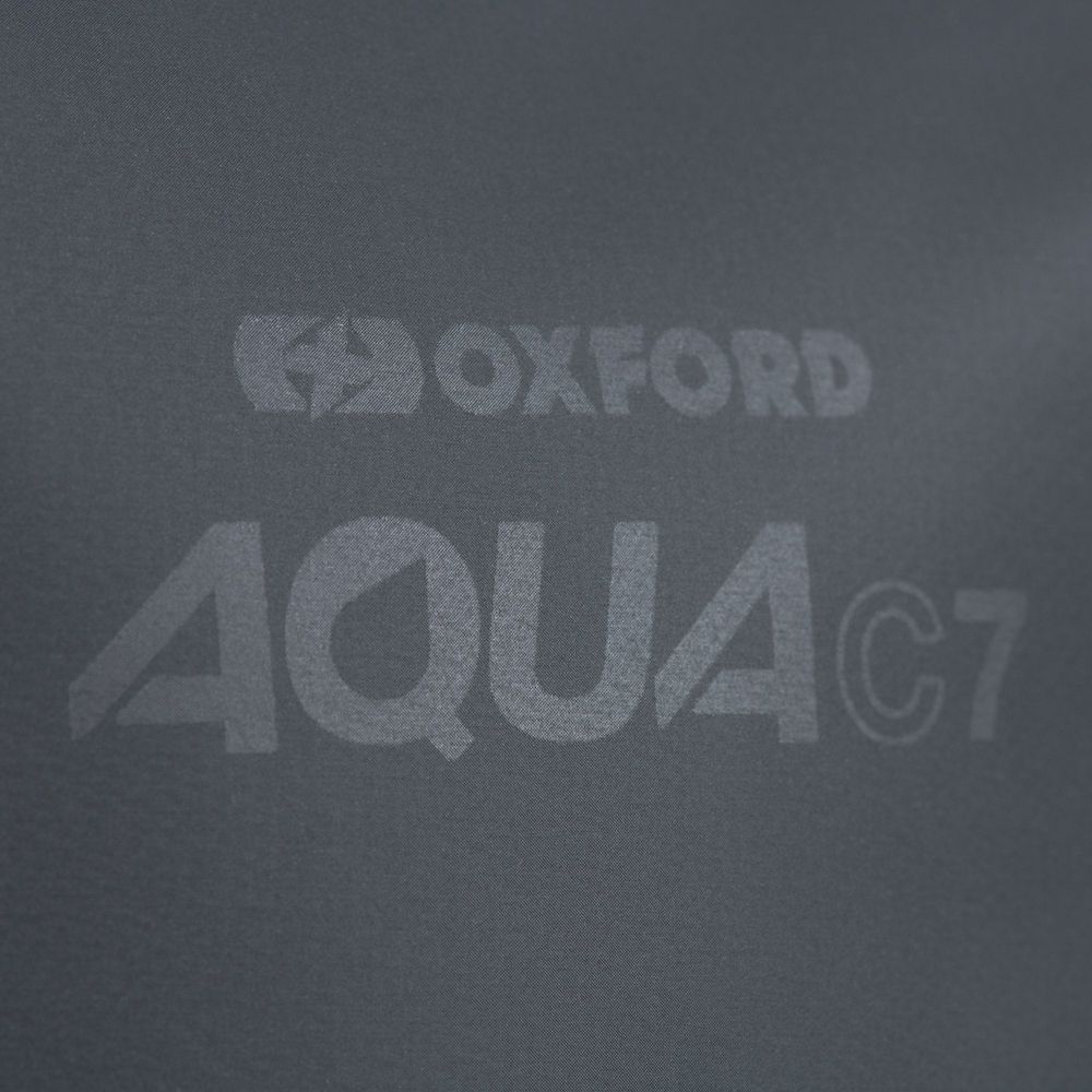 Oxford Aqua C7 Crash Bar Bag Black - 7 Litres FREE 1 YEAR Returns, FREE UK Delivery | ThrottleChimp