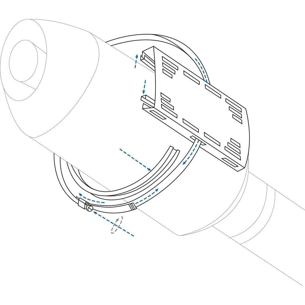 Oxford Can Guard Exhaust Heat Shield Silver (Image 3) - ThrottleChimp