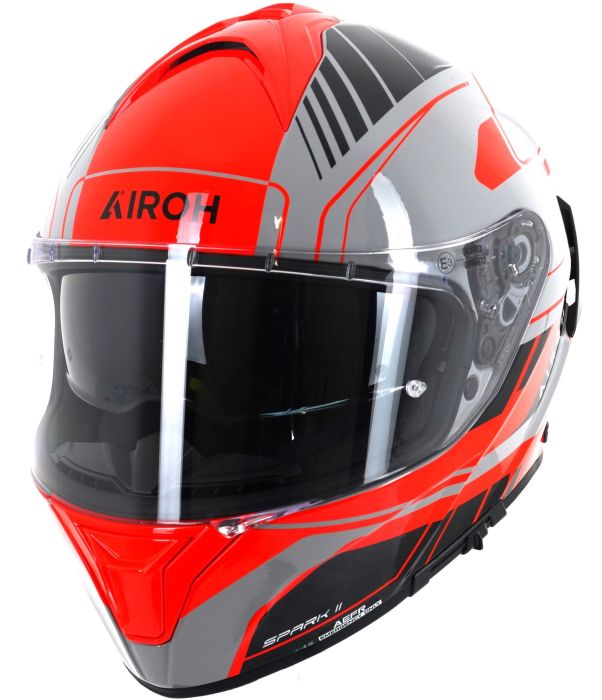 Airoh Spark 2 Full Face Helmet Chrono Gloss Orange FREE 1 YEAR Returns, FREE UK Delivery | ThrottleChimp