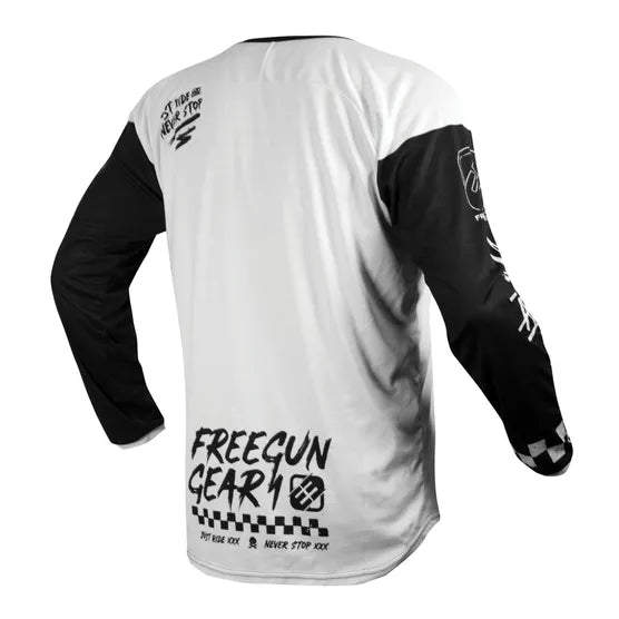 Shot Freegun By Devo MX Jersey Speed White (Image 2) - ThrottleChimp