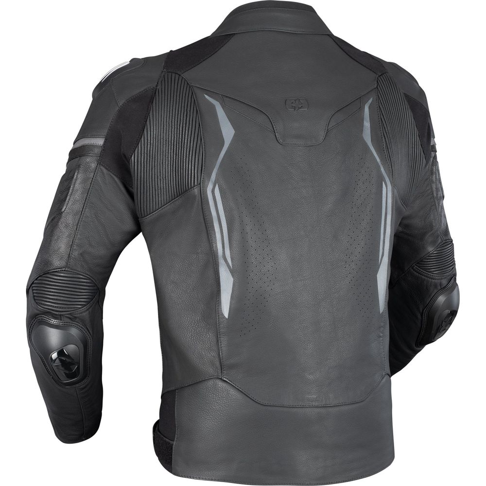 Oxford Nexus 1.0 Leather Jacket Stealth Black (Image 2) - ThrottleChimp