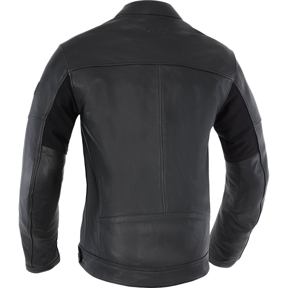 Oxford Henlow Leather Jacket Black (Image 2) - ThrottleChimp