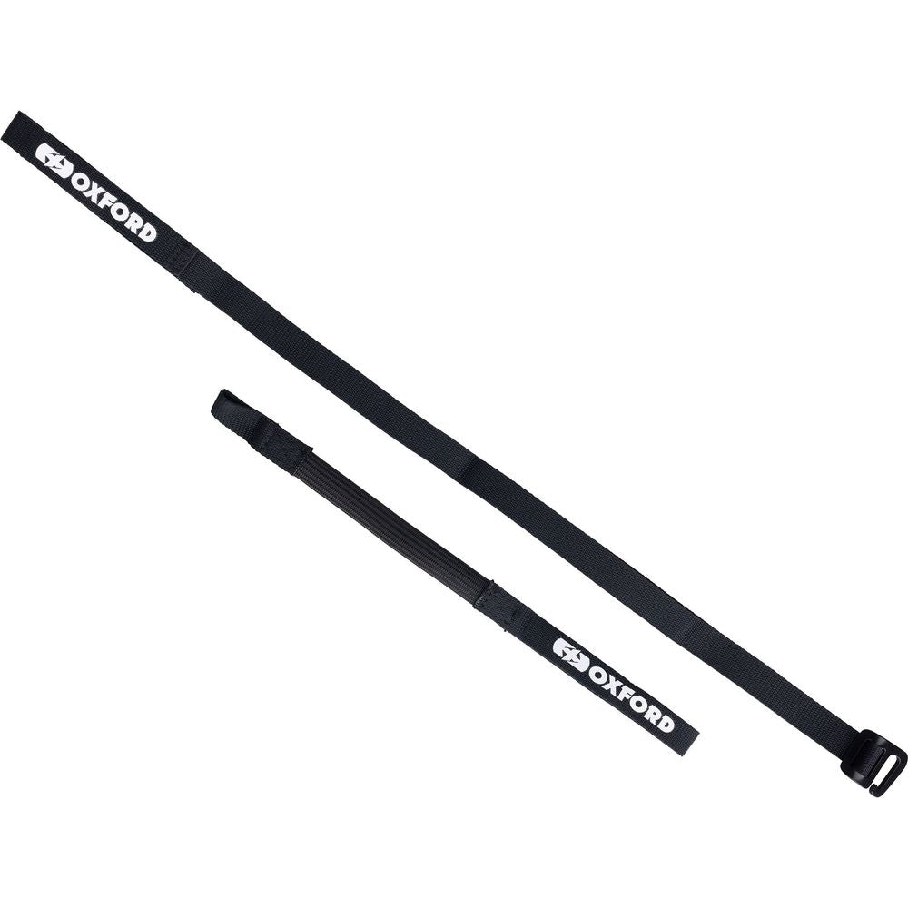 Oxford Atlas G Hook Straps Pair Black - 17mm x 2.0m (Image 5) - ThrottleChimp