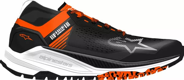 Alpinestars Meta XR V2 Shoes Black / Orange / White FREE 1 Year Return, FREE UK Shipping | ThrottleChimp