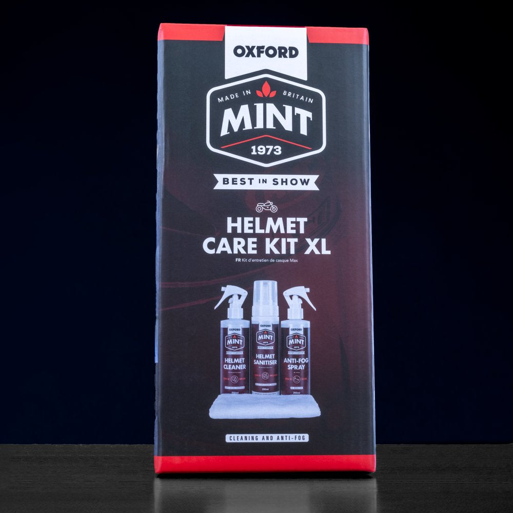 Oxford Mint Care Kit XL For Helmets (Image 2) - ThrottleChimp