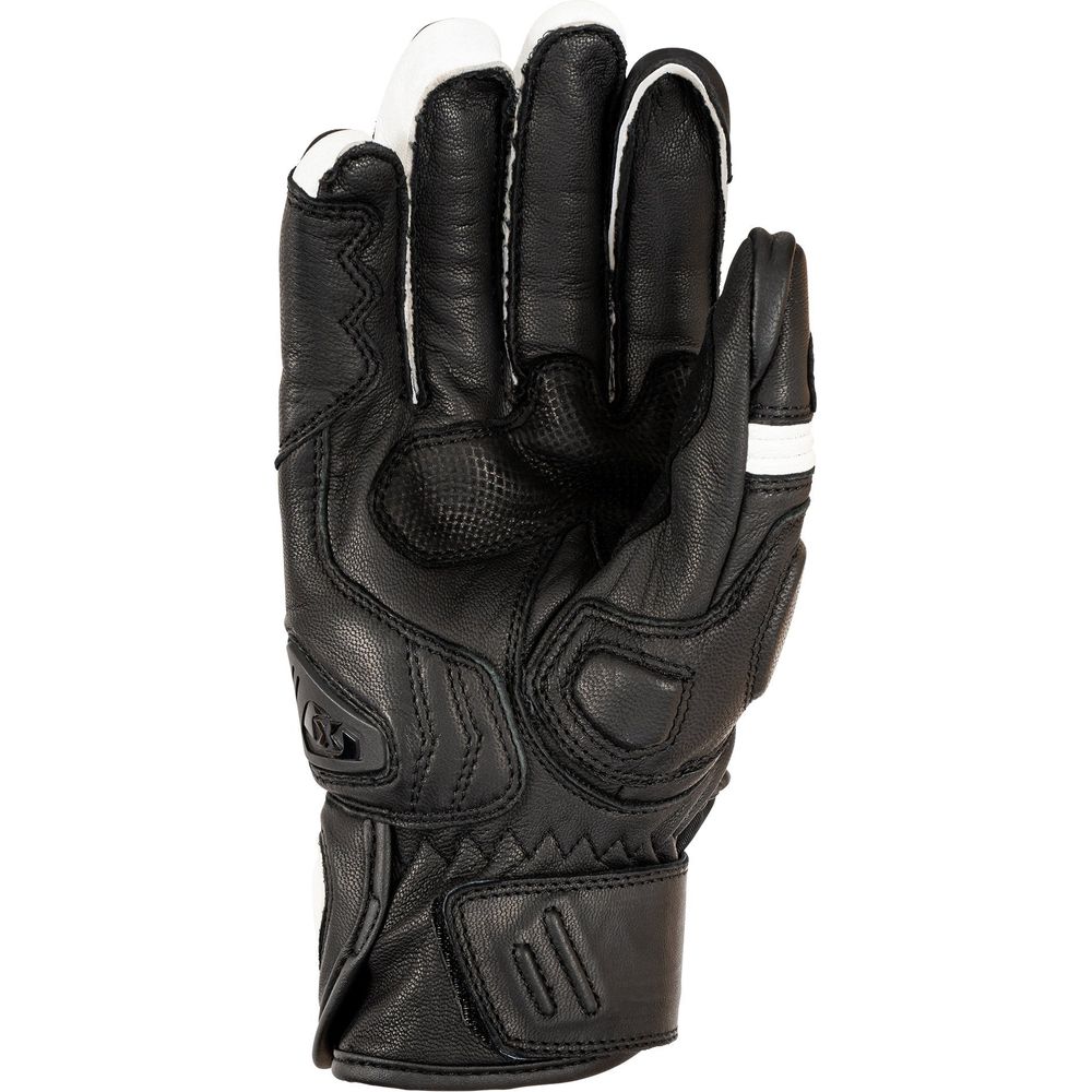 Oxford Cypher 1.0 Short Leather Gloves Black / White