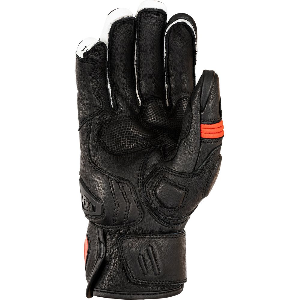 Oxford Cypher 1.0 Short Leather Gloves Black / Red / White