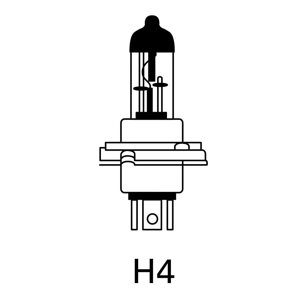 Oxford H4 Headlamp Bulb (Image 2) - ThrottleChimp