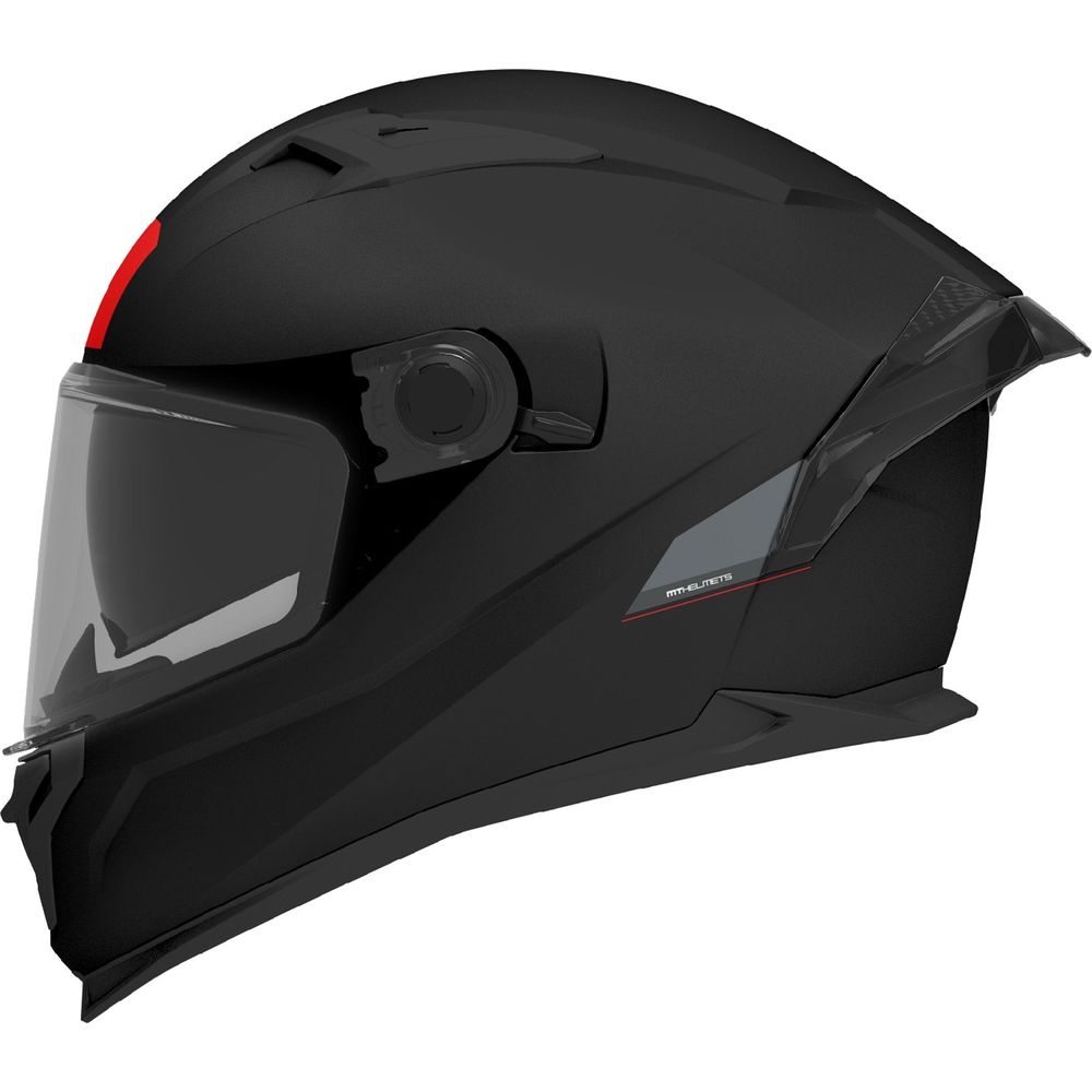 MT Braker SV Solid A1 Full Face Helmet Matt Black - ThrottleChimp