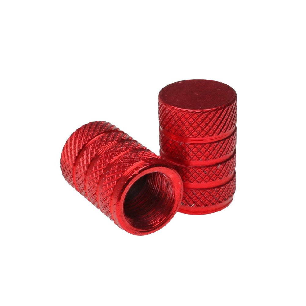 Oxford Valve Caps Red (Image 2) - ThrottleChimp