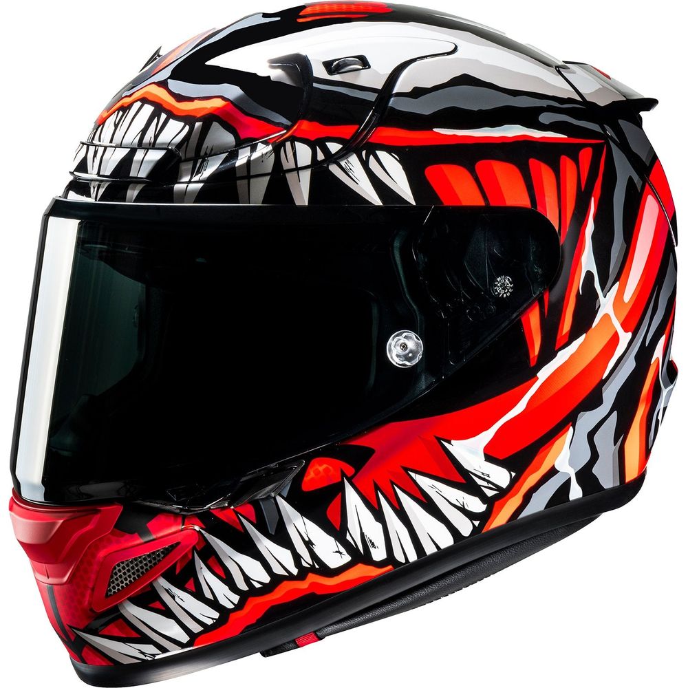 HJC RPHA 12 Maximized Venom Marvel Full Face Helmet MC1SF Black / Red - ThrottleChimp