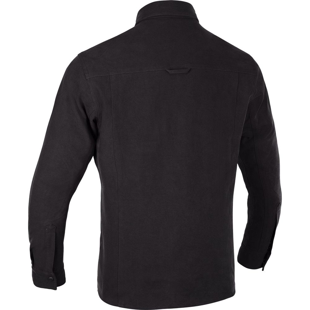 Oxford Original Approved AA Ridgeback Shirt Black (Image 2) - ThrottleChimp