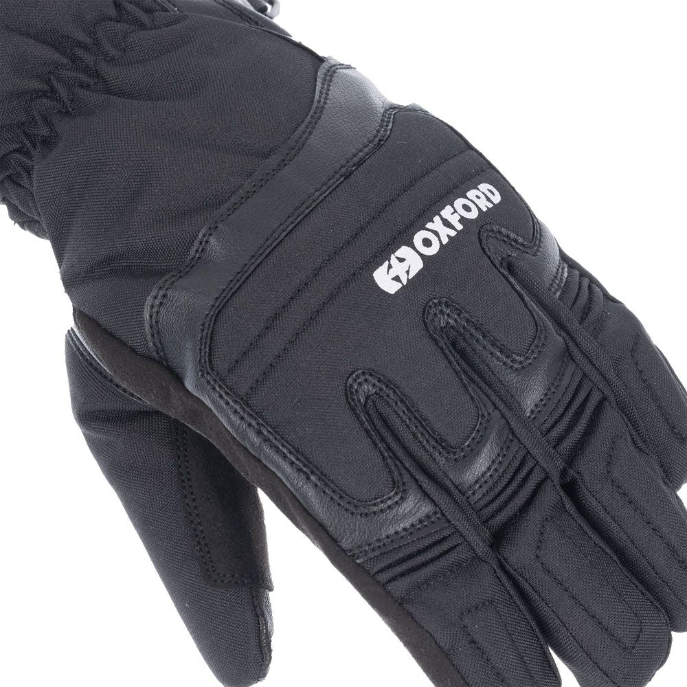 Spartan Waterproof Ladies Textile Gloves Black (Image 6) - ThrottleChimp