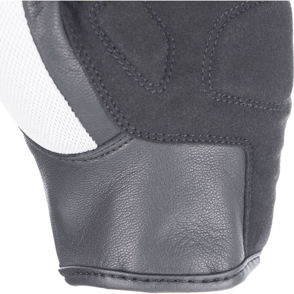 Oxford Dakar 1.0 Textile Gloves Silver / Black (Image 4) - ThrottleChimp