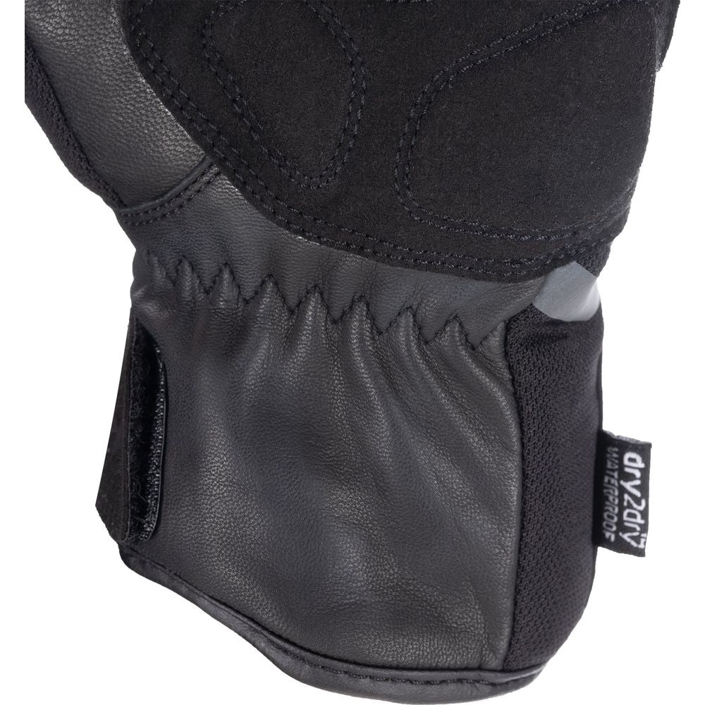 Oxford Dakar 1.0 Dry2Dry Textile Gloves Stealth Black (Image 4) - ThrottleChimp