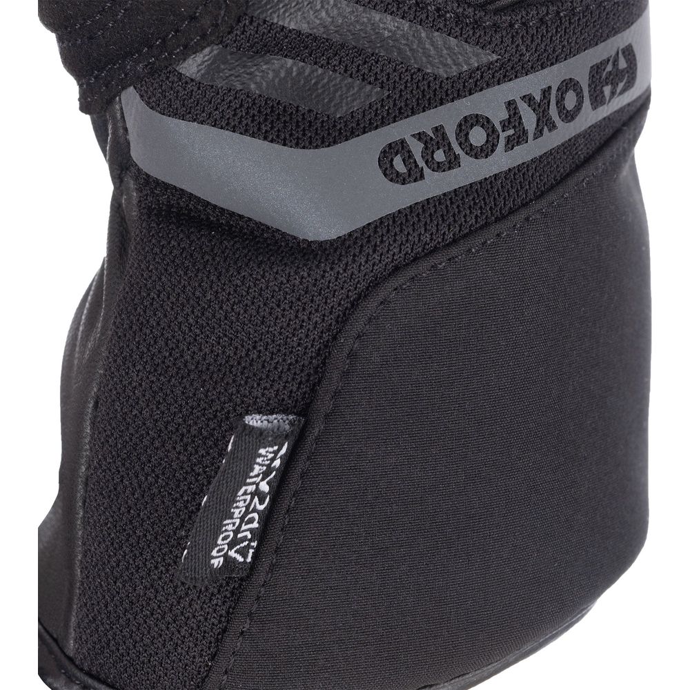 Oxford Dakar 1.0 Dry2Dry Textile Gloves Stealth Black (Image 5) - ThrottleChimp