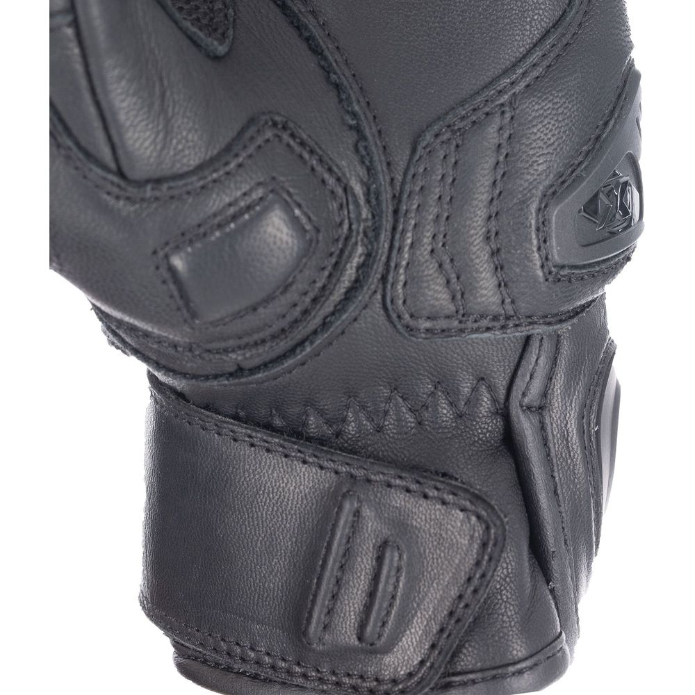 Oxford Cypher 1.0 Short Leather Gloves Stealth Black