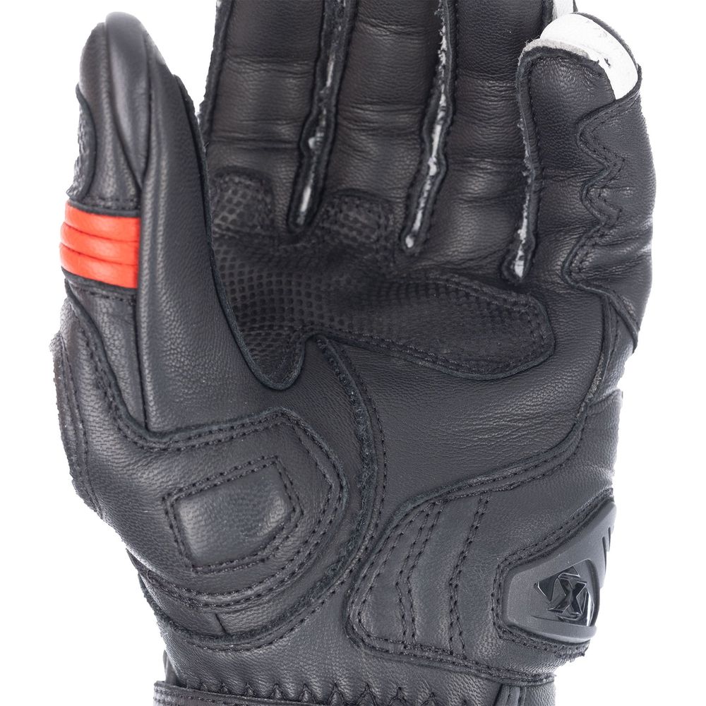 Oxford Cypher 1.0 Short Leather Gloves Black / Red / White