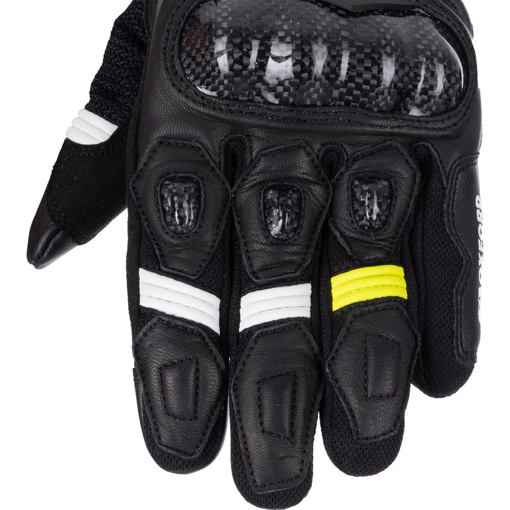 Oxford RP-4S 3.0 Leather Gloves Black / White / Yellow