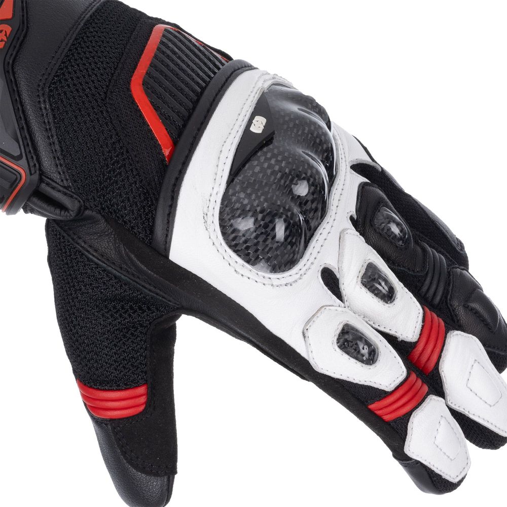 Oxford RP-4S 3.0 Leather Gloves White / Black / Red