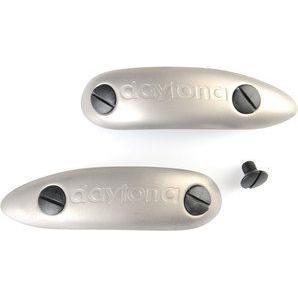 Daytona Voltex Toe Sliders Silver FREE 1 YEAR Returns, FREE UK Delivery | ThrottleChimp