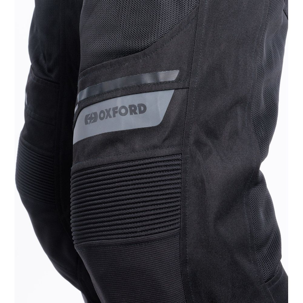 Oxford Dakar Dry2Dry Air Textile Trouser Stealth Black (Image 5) - ThrottleChimp