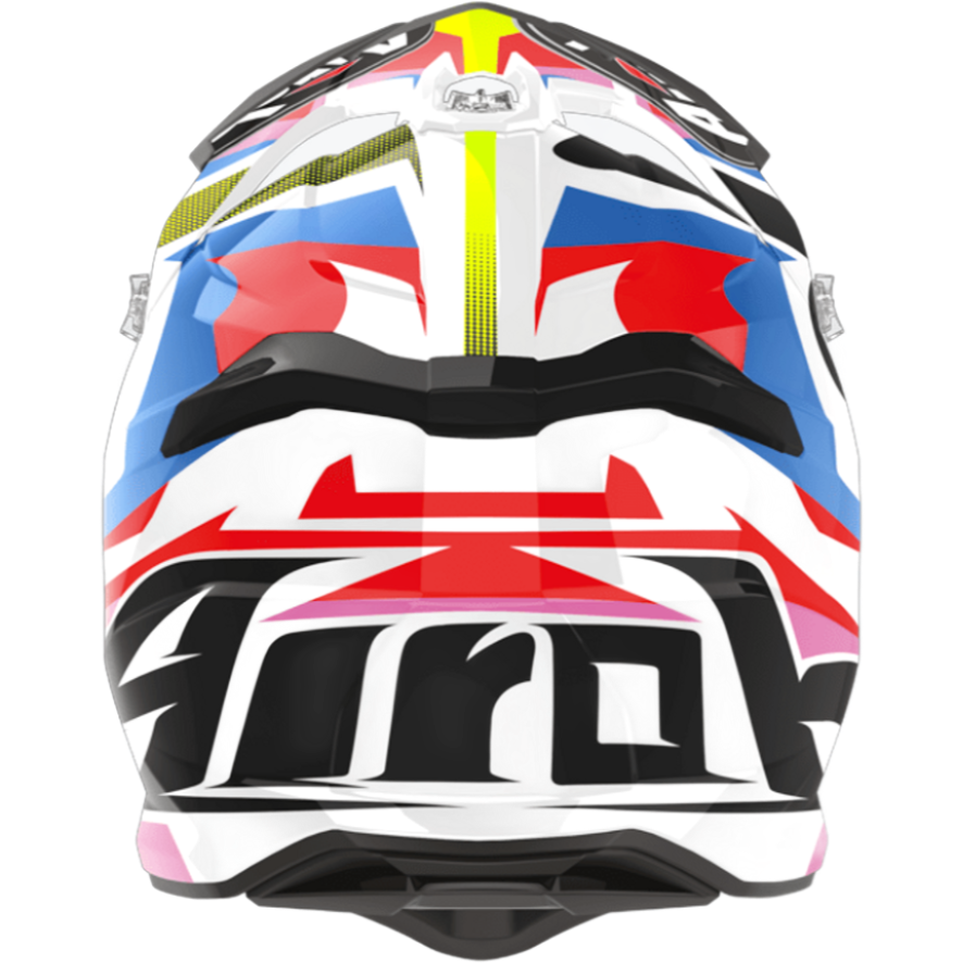 Airoh Strycker View 22.06 Motocross Helmet Gloss Multicolour (Image 3) - ThrottleChimp