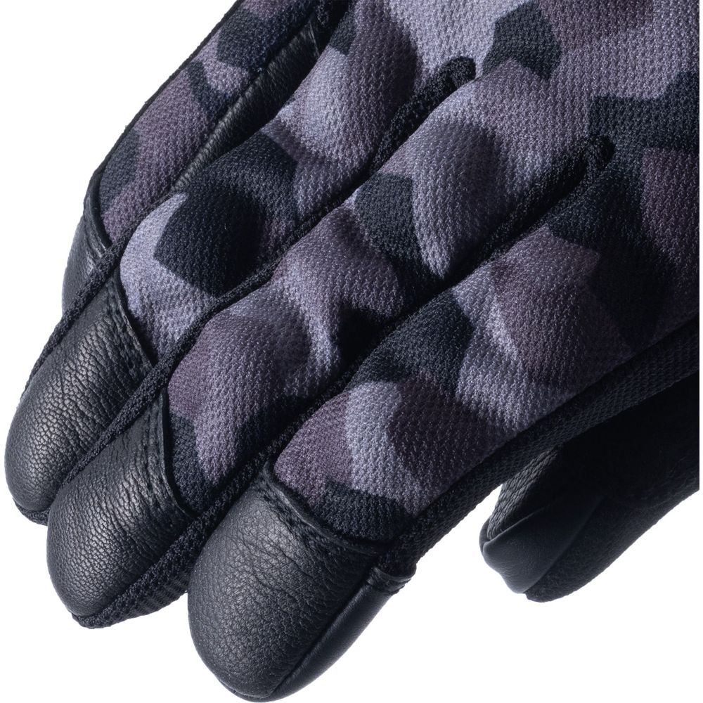 Oxford Byron Textile Gloves Grey Camo FREE 1 YEAR Returns, FREE UK Delivery | ThrottleChimp