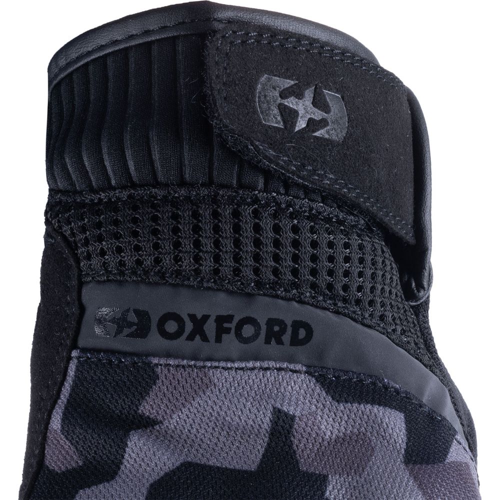 Oxford Byron Textile Gloves Grey Camo FREE 1 YEAR Returns, FREE UK Delivery | ThrottleChimp