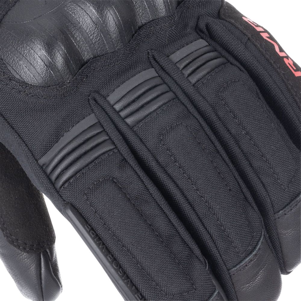 ARMR Kumaji 3.0 Waterproof Textile Gloves Black / Red (Image 4) - ThrottleChimp