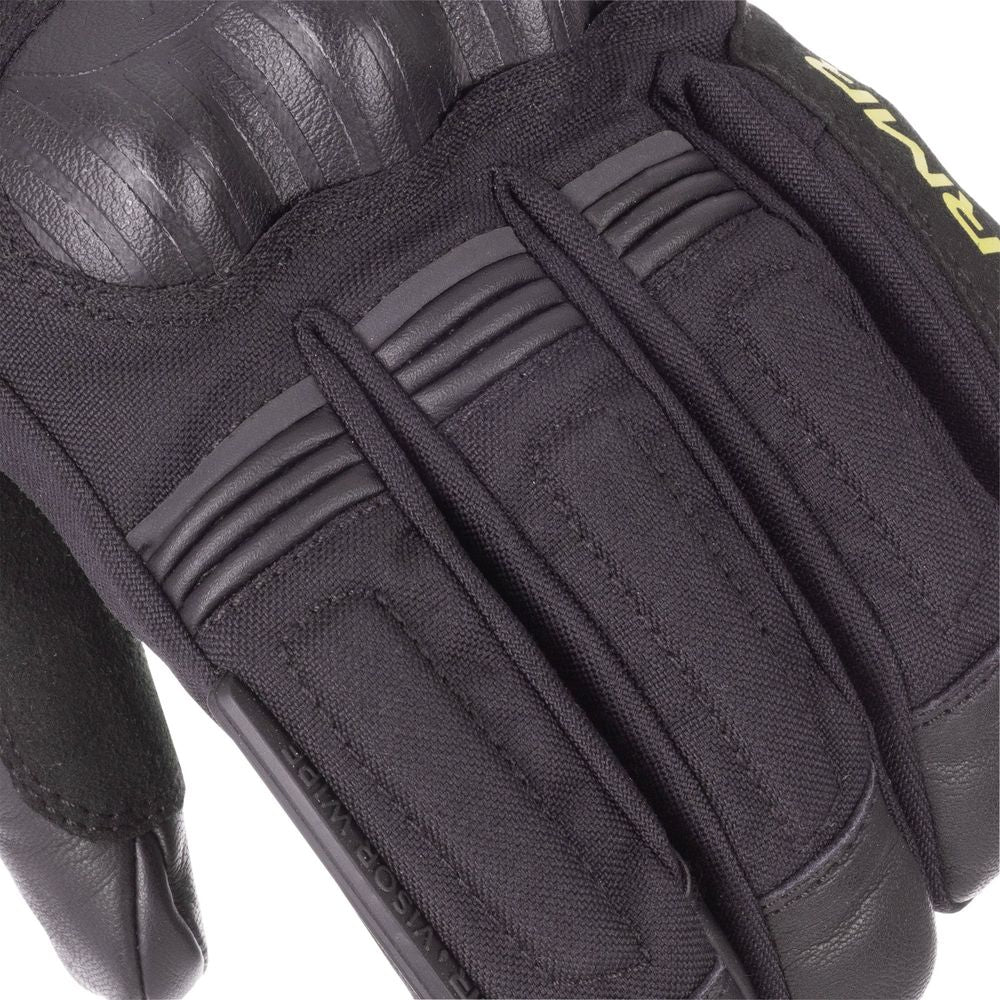 ARMR Kumaji 3.0 Waterproof Textile Gloves Black / Yellow (Image 4) - ThrottleChimp