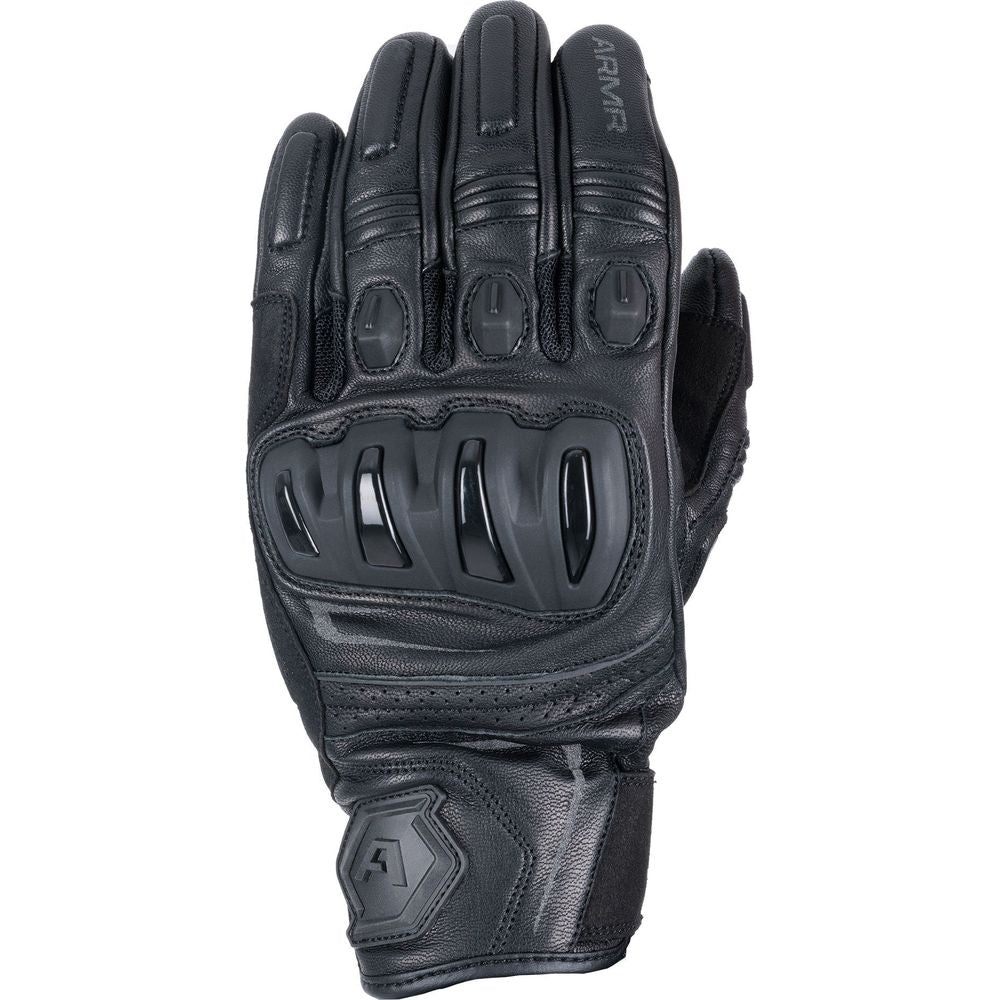 ARMR Raiden 3.0 Leather Gloves Black - ThrottleChimp