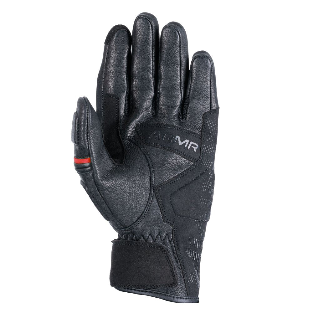 ARMR Raiden 3.0 Leather Gloves Black / Red (Image 2) - ThrottleChimp