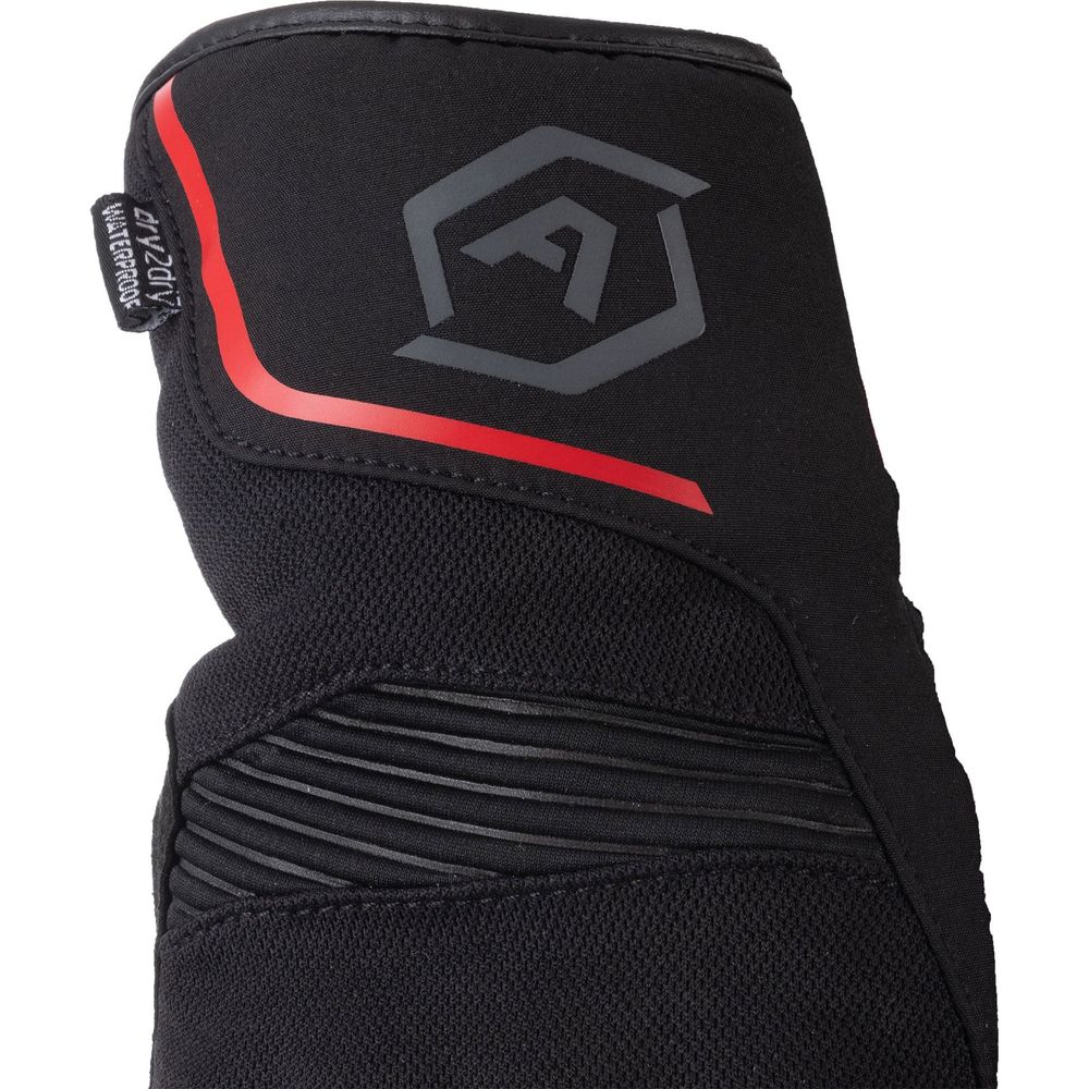 ARMR Eyoshi 3.0 Waterproof Textile Gloves Black / Red (Image 4) - ThrottleChimp