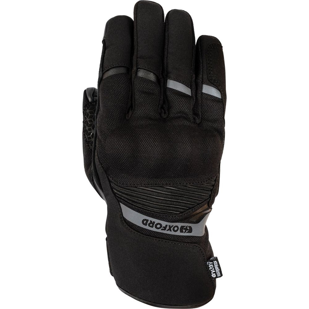 Oxford Dakar 1.0 Dry2Dry Textile Gloves Stealth Black - ThrottleChimp