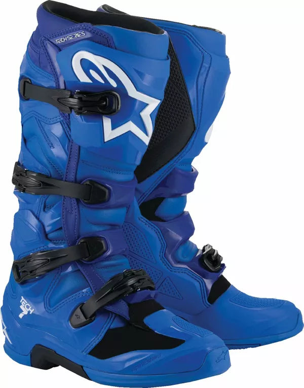 Alpinestars Tech 7 Boots Blue FREE 1 Year Return, FREE UK Shipping | ThrottleChimp