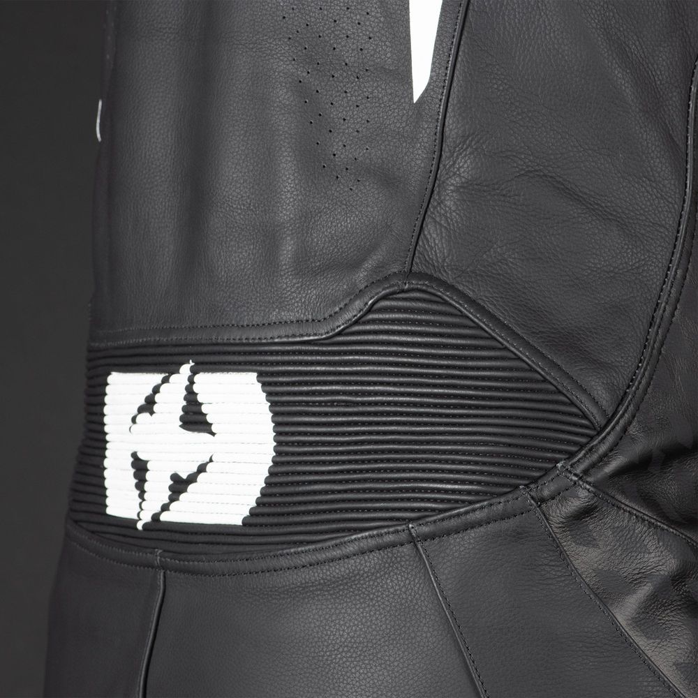 Oxford Nexus 1.0 One Piece Leather Suit Black / White (Image 13) - ThrottleChimp