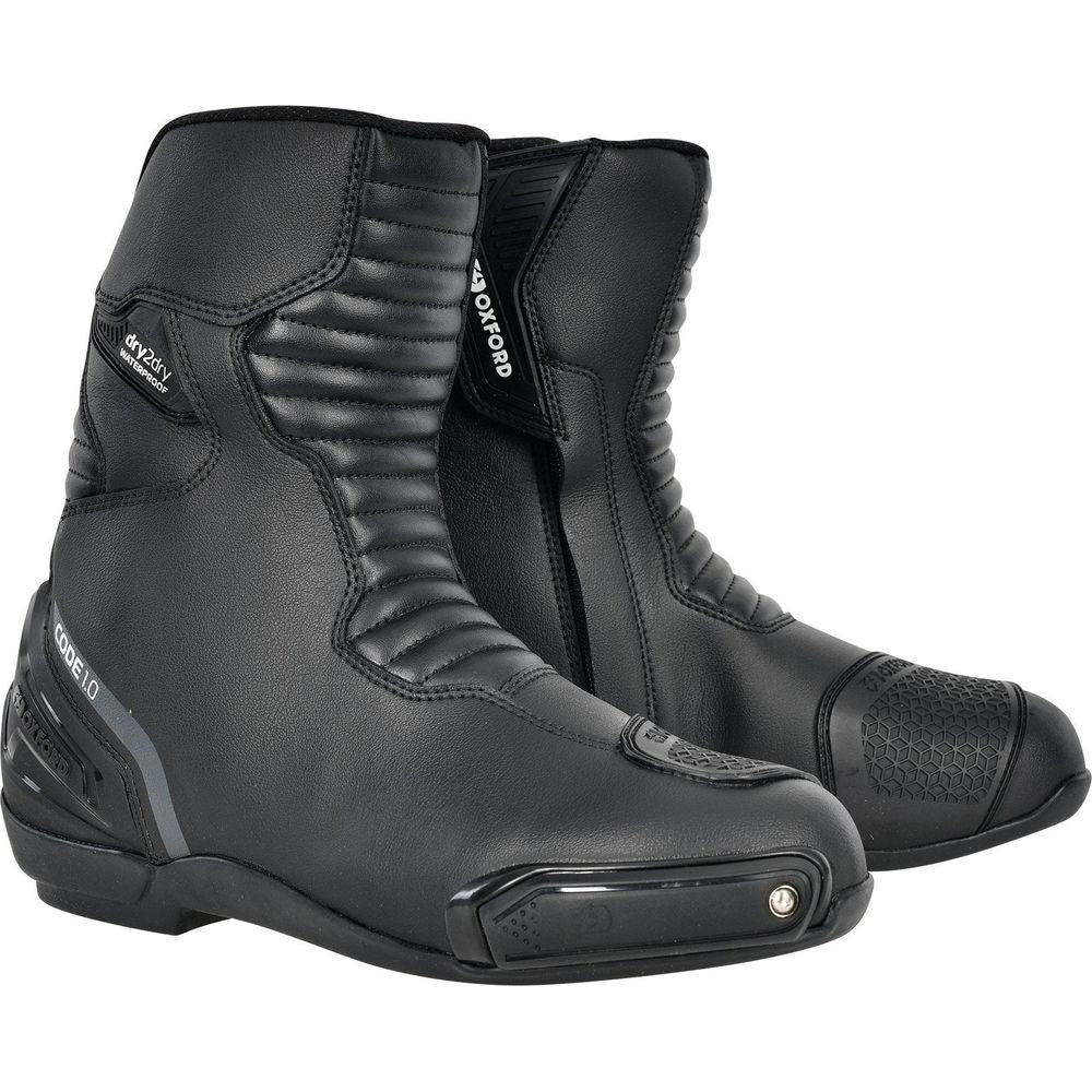 Oxford Code 1.0 Mid Dry2Dry Boots Stealth Black