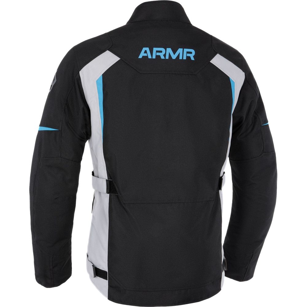 ARMR Kiso 4.0 Waterproof Textile Jacket Black / Light Grey / Blue